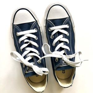** Converse All Star Navy Blue Canvas Sneakers **